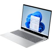HP OmniBook 7 AI (2026) Laptop - 2nd Series / Intel Core Ultra 7-255H / 16inch 2K / 1TB SSD / 32GB RAM / IntelArc 140T GPU / Windows 11 Home / English&Arabic Keyboard / GlacierSilver / MiddleEastVersion-[16-AY0001NE]+Laptop Briefcase A08JTAA+Mouse 2S9L1AA