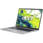 Acer Aspire Lite 15 (2026) Laptop - 1st Series / Intel Core Ultra 7-155U / 15.6inch FHD / 512GB SSD / 16GB RAM / Windows 11 Home / English & Arabic Keyboard / Light Silver / Middle East Version - [AL15-54P-75RQ]