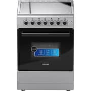 Krome 4 Zone Electric Cooker 60cm Silver - KR-CC6060O