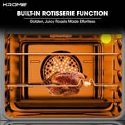 Krome 4 Zone Electric Cooker 60cm Silver - KR-CC6060O