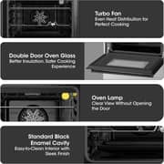 Krome 4 Zone Electric Cooker 60cm Silver - KR-CC6060O