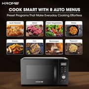 Krome Digital Microwave Oven with Grill - KR-MW31DM