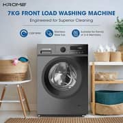 Krome Front Load Washer 7 kg - KR-WFL707SIS
