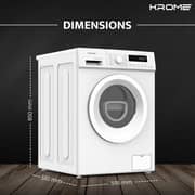 Krome Front Load Washer 8 kg - KR-WFL80SI