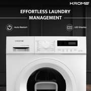 Krome Front Load Washer 8 kg - KR-WFL80SI