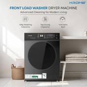 Krome Front Load Washer & Dryer 10 kg / 7 kg - KR-WD107STI