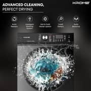 Krome Front Load Washer & Dryer 10 kg / 7 kg - KR-WD107STI