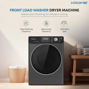 Krome Front Load Washer & Dryer 12 kg / 8 kg - KR-WD128STI
