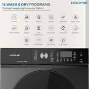 Krome Front Load Washer & Dryer 9 kg / 6 kg - KR-WD96STI