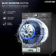 Krome Front Load Washer & Dryer 9 kg / 6 kg - KR-WD96STI