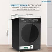 Krome Front Load Washer & Dryer 9 kg / 6 kg - KR-WD96STI