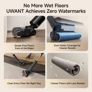 Uwant Smart Cordless Floor Washer Black - D800