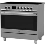 Haier Free Standing 5 Burner Electric Cooker 90cm Silver/Black - HCR9060ET1