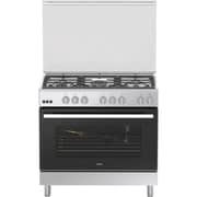 Haier Free Standing 5 Burner Gas Cooker 90cm Silver/Black - HCR9060GC2