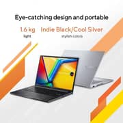 Asus Vivobook 14 (2026) Laptop - AMD Ryzen 5-150 / 14inch WUXGA / 512GB SSD / 16GB RAM / Shared AMD Radeon Graphics / Windows 11 Home / English & Arabic Keyboard / Indie Black / Middle East Version - [M1405NAQ-LY015W]