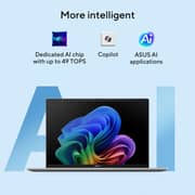 Asus Vivobook 16 (2026) Laptop - 2nd Series / Intel Core Ultra 5-225H / 16inch WUXGA / 512GB SSD / 16GB RAM / Shared Intel Graphics / Windows 11 Home / English & Arabic Keyboard / Cool Silver / Middle East Version - [X1607CA-MB174W]