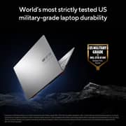 أسوس فيفوبوك جو 14 (2026) بمعالج AMD رايزن 5 40، شاشة FHD مقاس 14 بوصة، (512 جيجابايت، 8 جيجابايت)، كرت شاشة AMD راديون مدمج، نظام التشغيل ويندوز 11 هوم، لوحة مفاتيح إنجليزية وعربية، لون أسود، إصدار الشرق الأوسط E1404FA-EB1211W