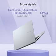Asus Vivobook 14 (2026) Copilot+ PC - Qualcomm Snapdragon X-X1 26 100 / 14inch WUXGA / 512GB SSD / 16GB RAM / Shared Qualcomm Adreno GPU / Windows 11 Home / English & Arabic Keyboard / Platinum Gold / Middle East Version - [X1407QA-LY045W]