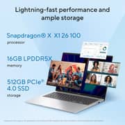 Asus Vivobook 16 (2026) Laptop - Qualcomm Snapdragon X-X1 26 100 / 16inch / 512GB / 16GB RAM / Shared Qualcomm Adreno GPU / Windows 11 Home / English & Arabic Keyboard / Cool Silver / Middle East Version - [X1607QA-MB055W]