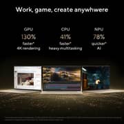 Asus Zenbook A14 (2026) Laptop - Qualcomm Snapdragon X2 Elite-X2E-88-100 / 14inch WUXGA / 512GB SSD / 16GB RAM / Shared Qualcomm Adreno Graphics / Windows 11 Home / English & Arabic Keyboard / Zabriskie Beige / Middle East Version - [UX3407NA-B512W]