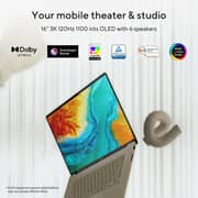 Asus Zenbook A16 (2026) Copilot+ PC - Qualcomm Snapdragon X2 Elite - X2E-94-100 / 16inch 3K / 1TB SSD / 48GB RAM / Shared Qualcomm Adreno GPU / Windows 11 Home / English & Arabic Keyboard / Zabriskie Biege / Middle East Version - [UX3607OA-SQ013W]