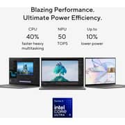 Asus Zenbook S 14 (2026) Copilot+ PC - 3rd Series / Intel Core Ultra 9-386H / 14inch 3K / 1TB SSD / 32GB RAM / Shared Intel Graphics / Windows 11 Home / English & Arabic Keyboard / Antrim Gray / Middle East Version - [UX5406AA-SW114W]