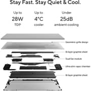 Asus Zenbook S 16 (2026) Copilot+ PC - AMD Ryzen AI 9-465 / 16inch 3K / 2TB SSD / 32GB RAM / Shared AMD Radeon Graphics / Windows 11 Home / English & Arabic Keyboard / Scandinavian White / Middle East Version - [UM5606GA-SS263W]