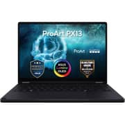 أسوس برو آرت PX13 يدعم كوبايلت+ (2026)، معالج AMD رايزن AI ماكس بلس 395، شاشة 3K مقاس 13.3 بوصة، (1 تيرابايت، 128 جيجابايت)، كرت شاشة AMD راديون مدمج، نظام ويندوز 11 هوم، لوحة مفاتيح إنجليزية وعربية، لون أسود، إصدار الشرق الأوسط HN7306EAC-LX044W