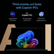أسوس برو آرت PX13 يدعم كوبايلت+ (2026)، معالج AMD رايزن AI ماكس بلس 395، شاشة 3K مقاس 13.3 بوصة، (1 تيرابايت، 128 جيجابايت)، كرت شاشة AMD راديون مدمج، نظام ويندوز 11 هوم، لوحة مفاتيح إنجليزية وعربية، لون أسود، إصدار الشرق الأوسط HN7306EAC-LX044W