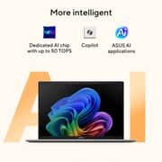 Asus Vivobook 14 (2026) Laptop - AMD Ryzen AI 5-330 / 14inch WUXGA / 512GB SSD / 16GB RAM / Shared AMD Radeon Graphics / Windows 11 Home / English & Arabic Keyboard / Platinum Gold / Middle East version - [M1407KA-LY174W]