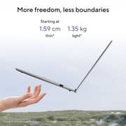 Asus Vivobook S14 (2026) AI PC - Snapdragon X-X1 26 100 / 14inch FHD / 1TB SSD / 16GB RAM / Shared Qualcomm Adreno GPU / Windows 11 Home / English & Arabic Keyboard / Matte Gray / Middle East Version - [S3407QA-SF044W]