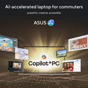 Asus Zenbook A14 (2026) Copilot+ PC - Qualcomm Snapdragon X2 Elite - X2E-88-100 / 14inch WUXGA / 1TB SSD / 16GB RAM / Shared Qualcomm Adreno GPU / Windows 11 Home / English & Arabic Keyboard / Iceland Gray / Middle East Version - [UX3407NA-QD087W]