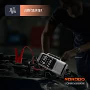 Porodo Multi Functional Jump Starter Grey/Black - PDPBFCH091BKGR