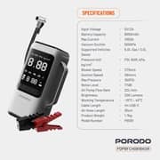 Porodo Multi Functional Jump Starter Grey/Black - PDPBFCH091BKGR