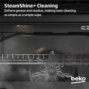Beko 4 Zones Ceramic Cooker 60cm Stainless Steel - FBM67320XDS