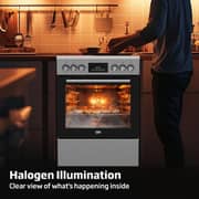 Beko 4 Zones Ceramic Cooker 60cm Stainless Steel - FBM67320XDS