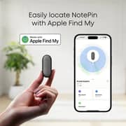 Plaud NotePin AI Voice Recorder Lunar Silver - NP-64G-SI-1