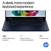 HP OmniBook X Flip 2-in-1 Convertible (2024) Laptop - 2nd Series / Intel Core Ultra 5-226V / 14inch FHD / 512GB SSD / 16GB RAM / Shared Intel Arc 130V Graphics / Windows 11 Home / English Keyboard / Atmospheric Blue / Internationl Version - [14-FM0013DX]