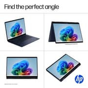 HP OmniBook X Flip 2-in-1 Convertible (2024) Laptop - 2nd Series / Intel Core Ultra 5-226V / 14inch FHD / 512GB SSD / 16GB RAM / Shared Intel Arc 130V Graphics / Windows 11 Home / English Keyboard / Atmospheric Blue / Internationl Version - [14-FM0013DX]