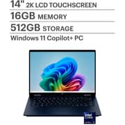 HP OmniBook X Flip 2-in-1 Convertible (2024) Laptop - 2nd Series / Intel Core Ultra 5-226V / 14inch FHD / 512GB SSD / 16GB RAM / Shared Intel Arc 130V Graphics / Windows 11 Home / English Keyboard / Atmospheric Blue / Internationl Version - [14-FM0013DX]