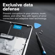 Crucial BX500 SATA III Internal SSD 4TB Black - CT4000BX500SSD1