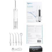 Qutek FLUORA Portable Sonic Water Flosser for Daily Oral Hygiene and Gum Care White - QU208-W