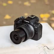 Canon EOS R50 Mirrorless Digital Camera Black With + RF-S 18-45mm F4.5-6.3 IS STM Lens + RF 75-300MM F4-5.6 Lens