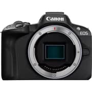 Canon EOS R50 Mirrorless Digital Camera Black With + RF-S 18-45mm F4.5-6.3 IS STM Lens + RF 75-300MM F4-5.6 Lens