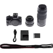 Canon EOS R50 Mirrorless Digital Camera Black With + RF-S 18-45mm F4.5-6.3 IS STM Lens + RF 75-300MM F4-5.6 Lens