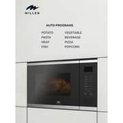 Millen Built-in Microwave Oven 25L Stainless Steel/Black - MBW 255 IX