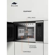 Millen Built-in Microwave Oven 25L Stainless Steel/Black - MBW 255 IX