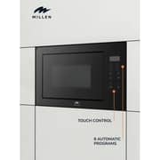 Millen Built-in Microwave Oven 25L Stainless Steel/Black - MMBW 255 BL