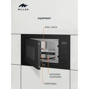 Millen Built-in Microwave Oven 25L Stainless Steel/Black - MMBW 255 BL