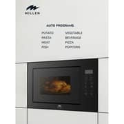 Millen Built-in Microwave Oven 25L Stainless Steel/Black - MMBW 255 BL